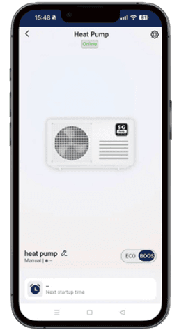 Screen 2 of the Solenso EMS app