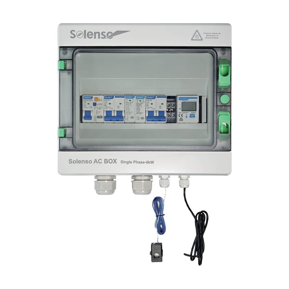 Single-phase AC protection enclosure : AC BOX-S6 6 kW