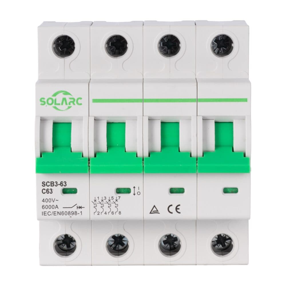 Miniature circuit breaker : SOLARC SCB3-63
