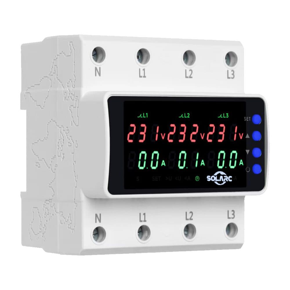 Over and under voltage protection : SOLARC SCS6-N6VA2 three-phase